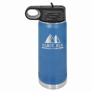 20 Oz. Royal Blue Polar Camel Stainless Steel Water Bottle w/Lid