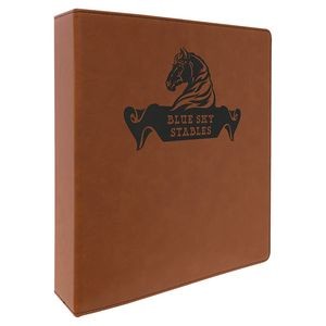 Rawhide 3-Ring Binder, Leatherette Laserable 11-1/2" x 11-1/2"