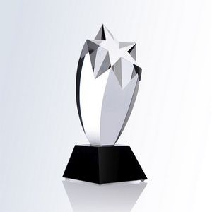 Rising Star Award on Slant Black Base, 9"H