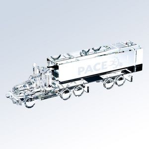 18-Wheel Optical Crystal Truck, 10"L
