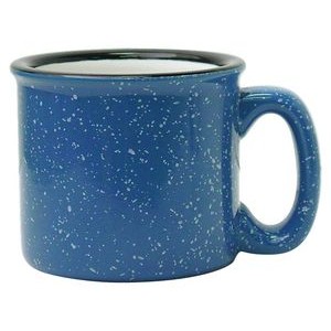 15 Oz. White/Ocean Blue Santa Fe Mug