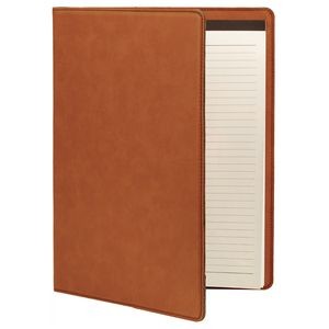 Rawhide 9-1/2" x 12" Portfolio with Notepad, Laserable Leatherette