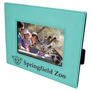 4" x 6" Teal Laserable Leatherette Picture Frame