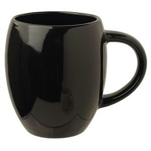 16 Oz. New York Barrel Mug, Black