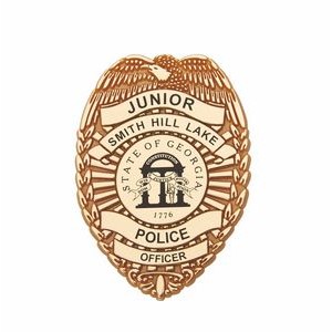 Stock Plastic Junior Police Badge