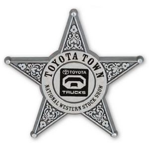 Sheriff 5 Point Plastic Star Badge