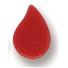 Blood Drop Stock Design Plastic Lapel Pin