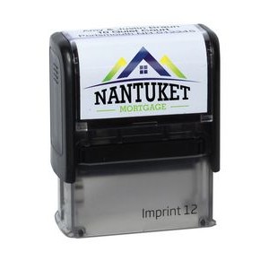 Imprint 12 New Home Return Address Stamp with Full Color Wrap Index (3/4" x 1 7/8")