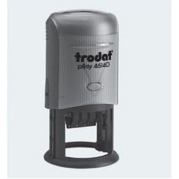 Trodat® Printy Dater Round Self Inking Stamp (1 5/8" Diameter), Customizable