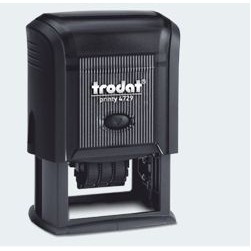 Trodat® Printy Dater Rectangle Self Inking Stamp (1 1/8" x 2"), Customizable