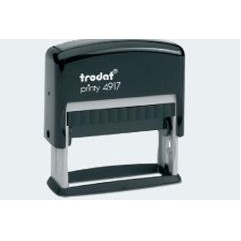 Trodat® Original Printy 4.0 Self Inker Rectangle Rubber Stamp (3/8" x 2")