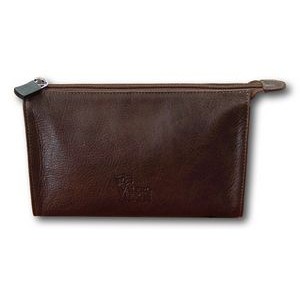Large Leather Cosmetic Case (Debossed)