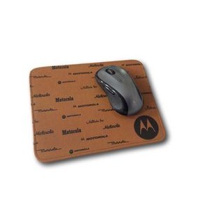 Custom Genuine Leather Mouse Pad (4 Color)