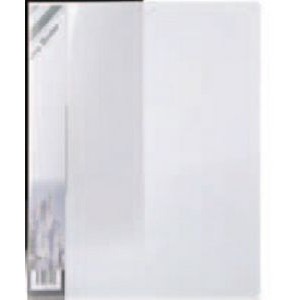 Clear Clamp Binder w/Removable Spine Label