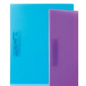 Frosted Blueberry Blue Clamp Binder