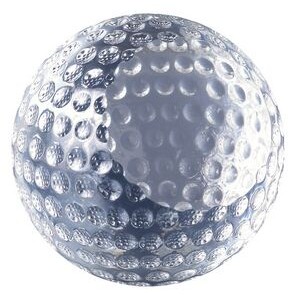 Etched Glass Golf Ball Paperweight Award