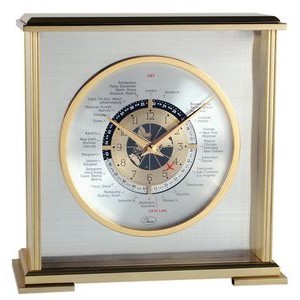 "Aviator World Time" Clock