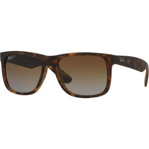 Ray-Ban® Polarized Justin Classic Sunglasses - Brown/Brown Gradient