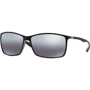 Ray-Ban® Polarized Liteforce Sunglasses - Black/Silver Mirror