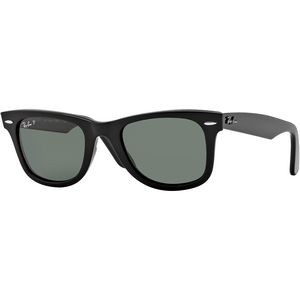 Ray-Ban® Polarized Wayfarer Sunglasses - Black/Green