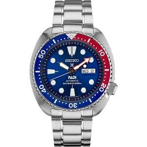 Seiko Men's Automatic Prospex Diver PADI Stainless Steel Bracelet Watch