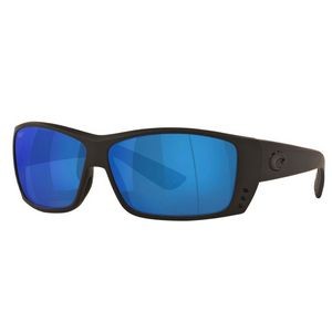 Costa Del Mar Cat Cay Sunglasses - (Frame) Blackout; (Lens) Blue Mirror, 580P