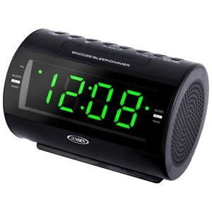 Jensen® AM/FM Dual Alarm Clock Radio with Nature Sounds