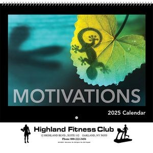 Motivations Wall Calendar: 2025 Spiral Bound