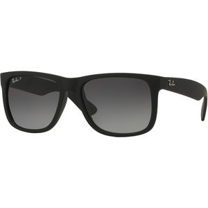Ray-Ban® Polarized Justin Classic Sunglasses - Black/ Grey Gradient