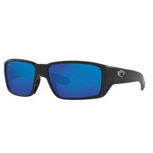 Costa Del Mar Fantail Pro Sunglasses - (Frame) Matte Black; (Lens) Blue Mirror, 580G