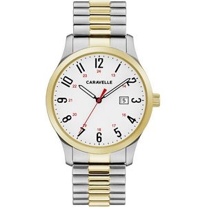 Caravelle by Bulova Men's Two-Tone Stainless Steel Expansion Watch