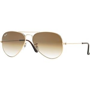 Ray-Ban® Aviator Sunglasses - Light Brown