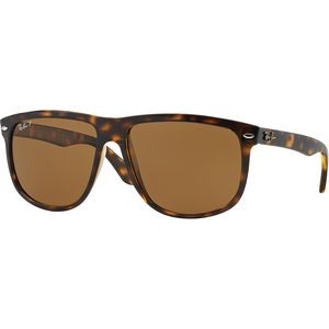 Ray-Ban® Polarized Square Sunglasses - Light Havana/Brown