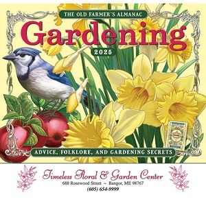 The Old Farmer's Almanac® Gardening: 2025 Stapled