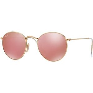 Ray-Ban® Round Metal Sunglasses - Brown/Pink