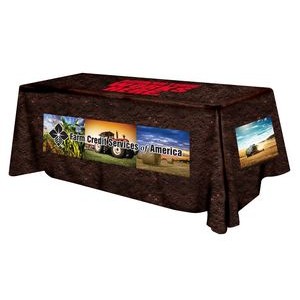 Polyester Digital Direct Print Table Cover 4 sided, 8 foot