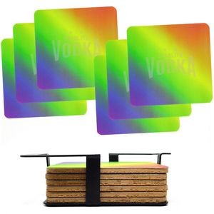 The Illusionist Lenticular Coaster: 6 pc with Stand
