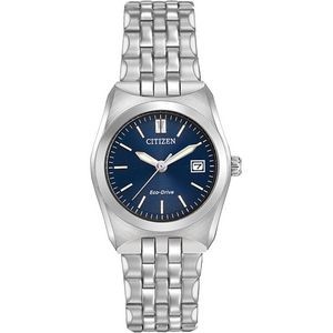 Citizen® Women's Quartz Two-Tone Blue Dial Watch