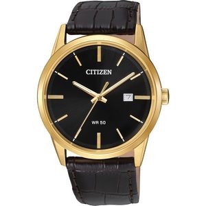 Citizen® Men's Quartz Black Strap Watch