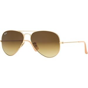 Ray-Ban® Aviator Sunglasses - Gold/Brown