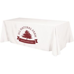 Budget Polyester Table Cover, 4 sided, 8 foot