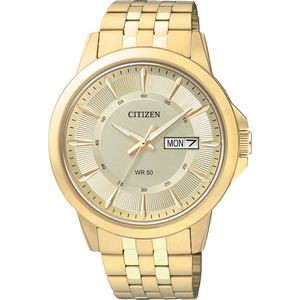 Citizen® Men's Quartz Watch, Gold-tone with Champagne Dial