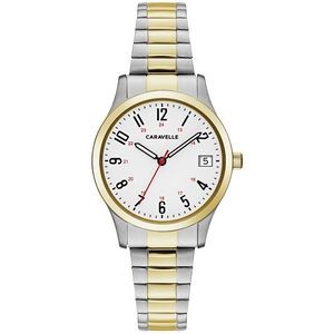 Caravelle by Bulova Women's Two-Tone Stainless Steel Expansion Watch
