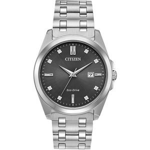 Citizen® Men's Eco-Drive Corso Watch, Stainless Steel with Gray Dial