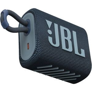 JBL Go3 Portable Waterproof Speaker - Blue