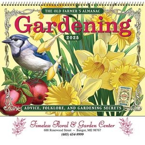 The Old Farmer's Almanac® Gardening: 2025 Spiral Bound