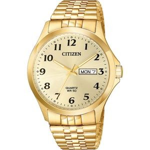 Citizen Men's Quartz Expansion Band Watch - Stainless Steel, Gold-Tone