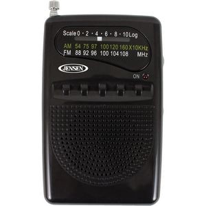 Jensen® Portable AM/FM Pocket Radio