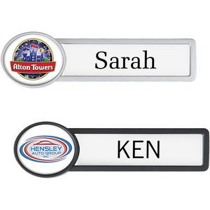 Reusable Name Badge with Oval