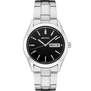 Seiko Men's Multi-function Watch w/Black Round Dial